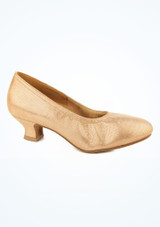 Ray Rose Ans Lustre Leather Ballroom Shoe 1.5" - Flesh Tan Front [Tan]