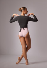 Move Dance Ballett-Wickeljacke Kimi Schwarz Front 3 [Schwarz]