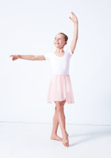 Move Dance Schlupf-Ballettrock Heidi Rosa Vorderseite [Rosa]