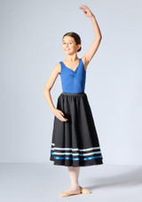 Freed RAD MÃ¤dchen Charakterrock Blau Front 4 [Blau]