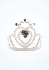 Silberne Tiara mit Steinbesatz Silber Hauptsächlich 2 [Silber]