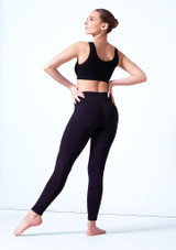 Move Dance bauchfreies Tanz- & Sport-Top Katie Schwarz Rückseite [Schwarz]