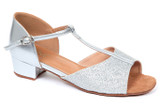 Move Dance Mädchen Standard- & Latein-Tanzschuh Lyri - 2,5cm Silber Hauptsächlich 2 [Silber]