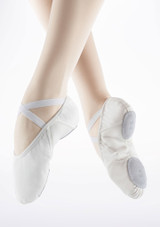 Repetto Ballettschuh Pro Soft - geteilte Sohle - Weiß Weiß Hauptsächlich 2 [Weiß]