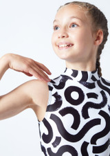Alegra gemusterter Mädchen Tanzbody Verity [Gemustert]