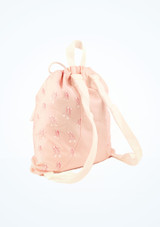 So Danca Ballett-Rucksack mit Spitzenschuhmotiven Rosa Rückseite [Rosa]