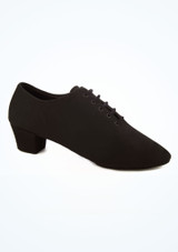 Ray Rose Herren Latein-Tanzschuh Thunder aus Stoff - 3,8cm Schwarz Hauptsächlich [Schwarz]