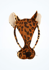 Leoparden-Maske mit Haarreif Bunt Vorderseite [Bunt]