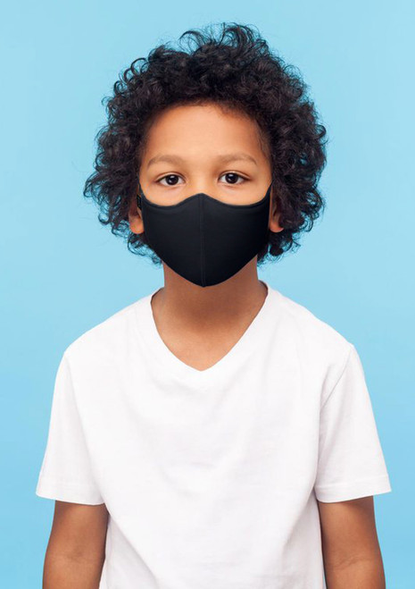 Bloch Kinder Mund-Nasen-Schutz B-Safe aus weichem Stretch Schwarz [Schwarz]