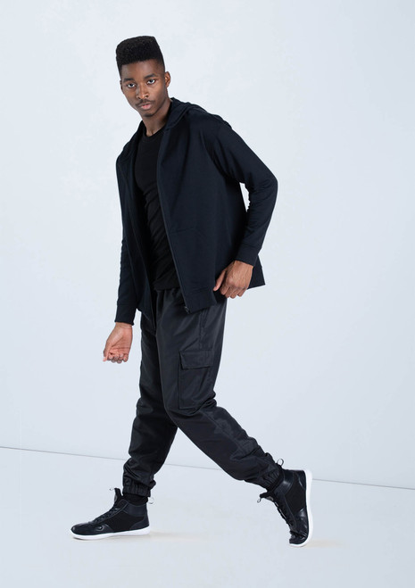 Weissman Boys Cargo Joggers Black [Black]