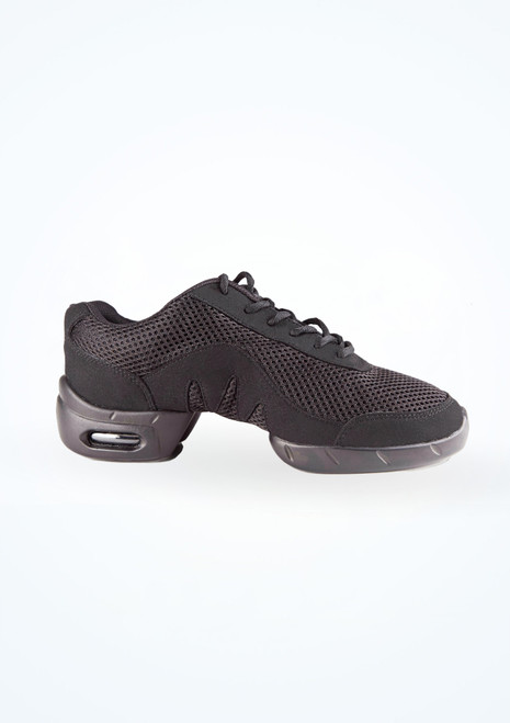 Alegra Leichter Tanzsneaker Schwarz Seite [Schwarz]