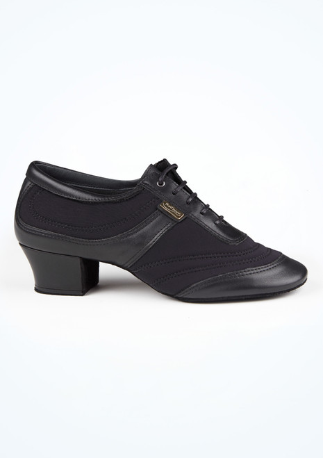 BLACK LYCRA/LEATHER Schwarz Side [Schwarz]