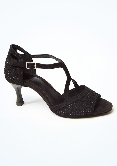 PortDance 507 Leder Ballroom Schuh - 5cm [Schwarz]