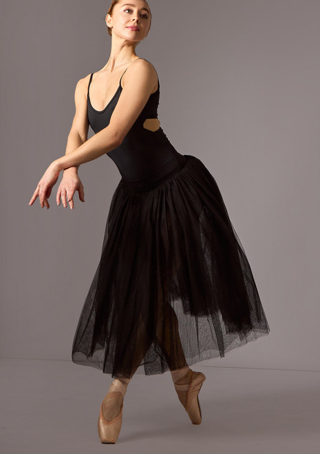 Move Dance Lula Romantic Tutu Schwarz Front [Schwarz]