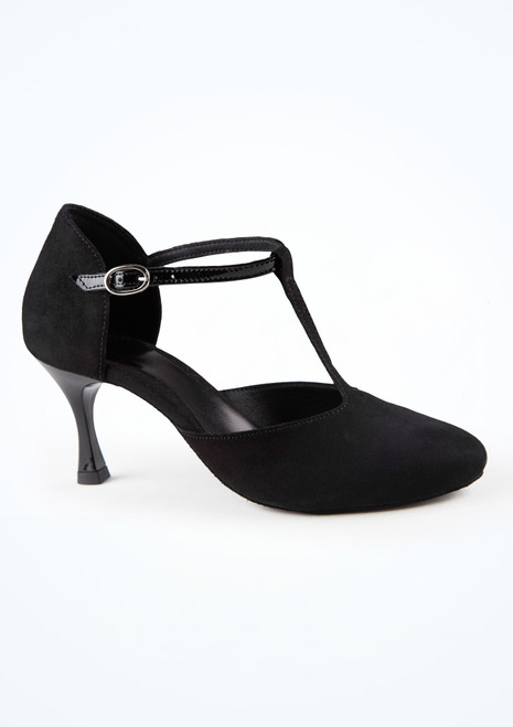 Move Dance Maren Schwarzer Ballroom Schuh - 6,35 cm [Schwarz]