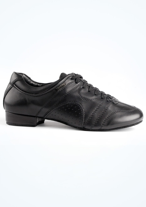 PortDance Herren Freizeit 001 Ballschuh Schwarz Side [Schwarz]