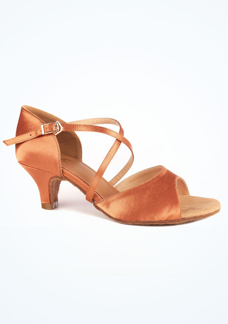 Move Dance Standard- & Latein-Tanzschuh Rita - 5cm Tan Hauptsächlich [Tan]