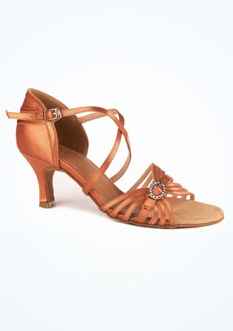 Move Dance Tanzschuh Genene - 6cm Tan Hauptsächlich [Tan]