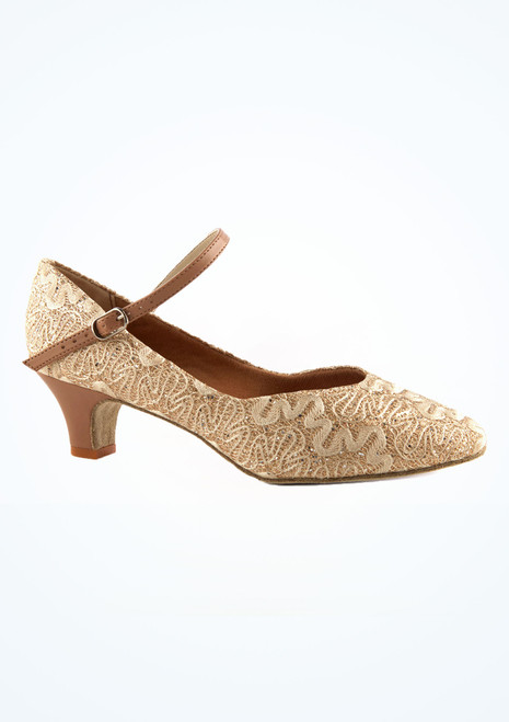 So Danca Tanzschuh Dinah - 3,8cm Gold Hauptsächlich [Gold]