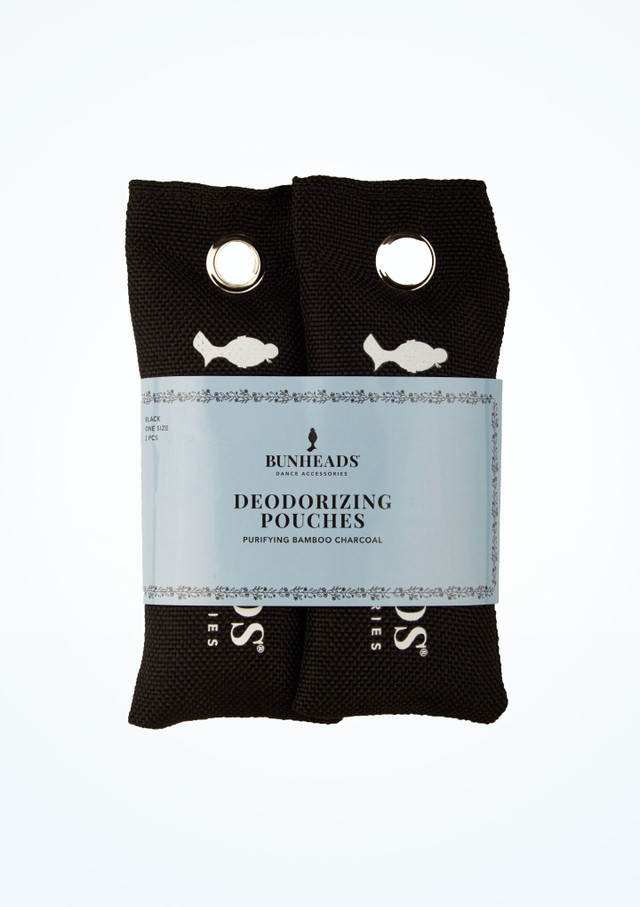 Capezio Desodorierungsbeutel - 2er-Pack Schwarz Vorderseite [Schwarz]