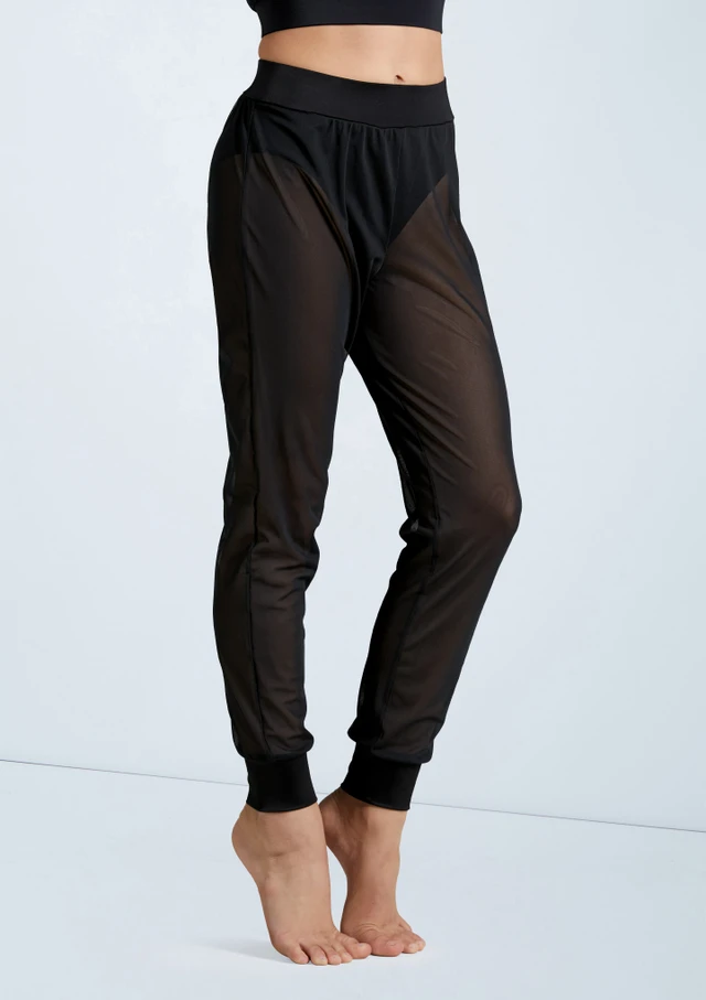 Weissman Mesh Jogger Pants Schwarz [Schwarz]