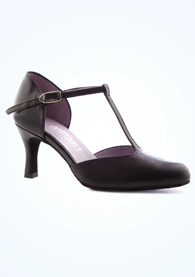 Merlet Standard-Tanzschuh Nina - 6,5cm Hauptsächlich [Schwarz]