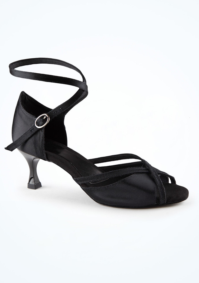 Move Dance Lavinia Schwarzer Ballroom & Latin Schuh - 5 cm [Schwarz]