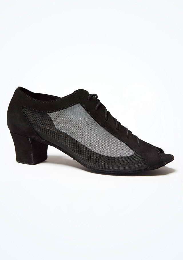 Capezio Beatrice Wildledertanzschuh 3,81 cm Schwarz Side [Schwarz]