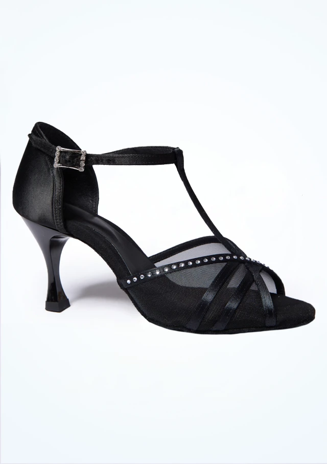 Move Dance Rosa Black Tanzschuh – 6,4 cm Schwarz Side 2 [Schwarz]