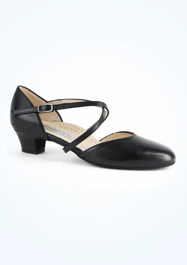 Werner Kern Felice Leder-Tanzschuh – 3,3 cm Absatzhöhe [Schwarz]