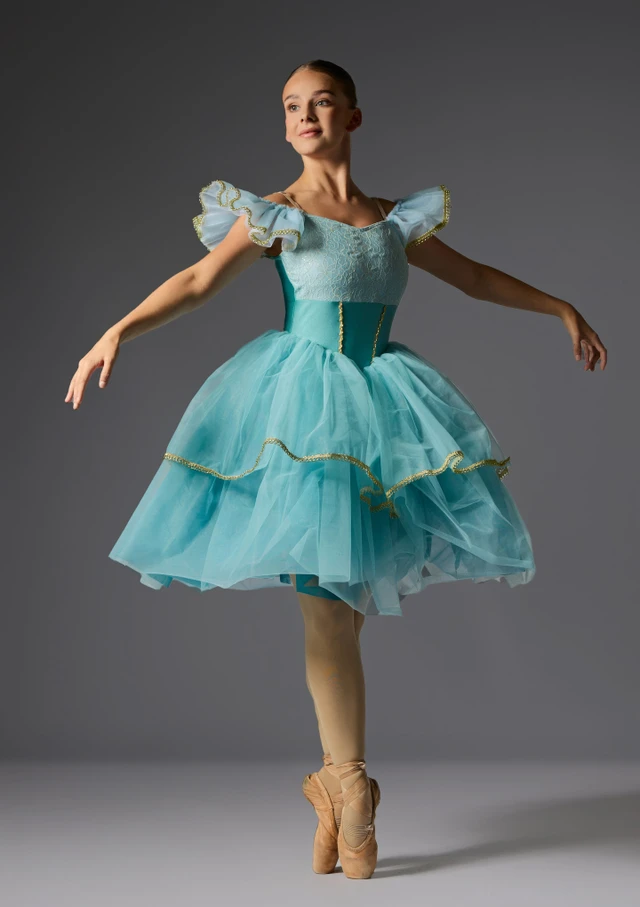 Jolista Fleur de Lys Ballettkostüm Weiches grun 233 [Grün]