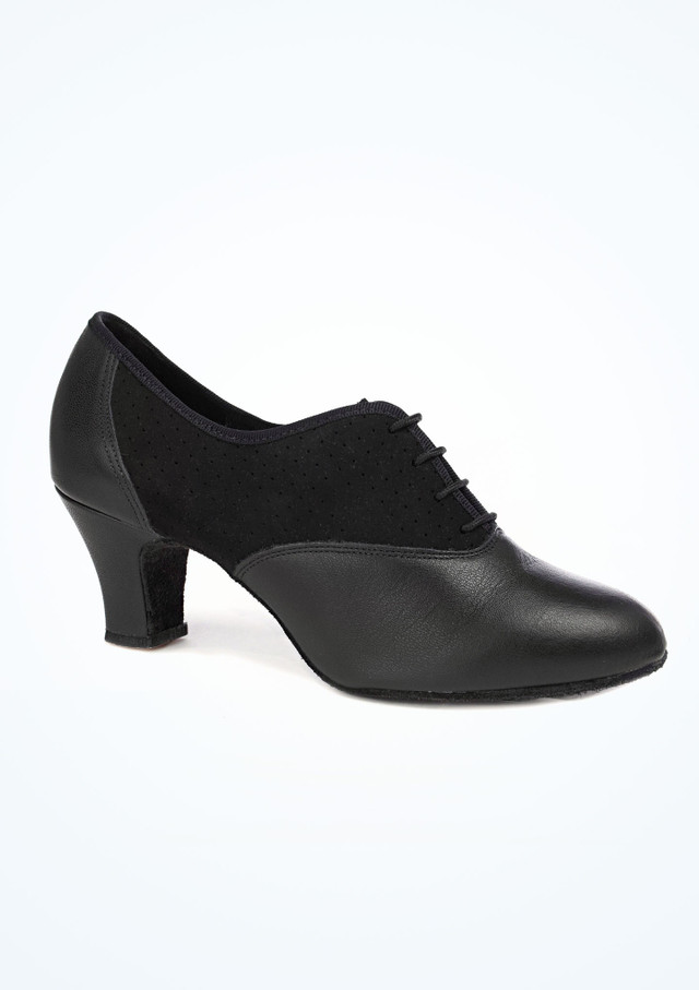 Freed Tanzschuh Roma - 5cm Schwarz [Schwarz]