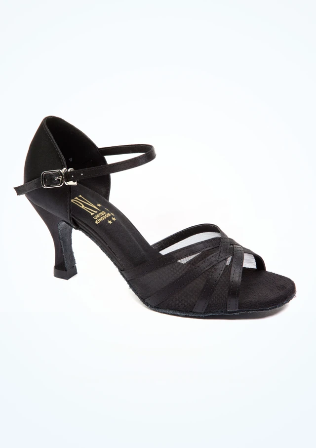 Roch Valley Standard- & Latein-Tanzschuh Aphrodite - 7cm - Schwarz Schwarz Hauptsächlich [Schwarz]
