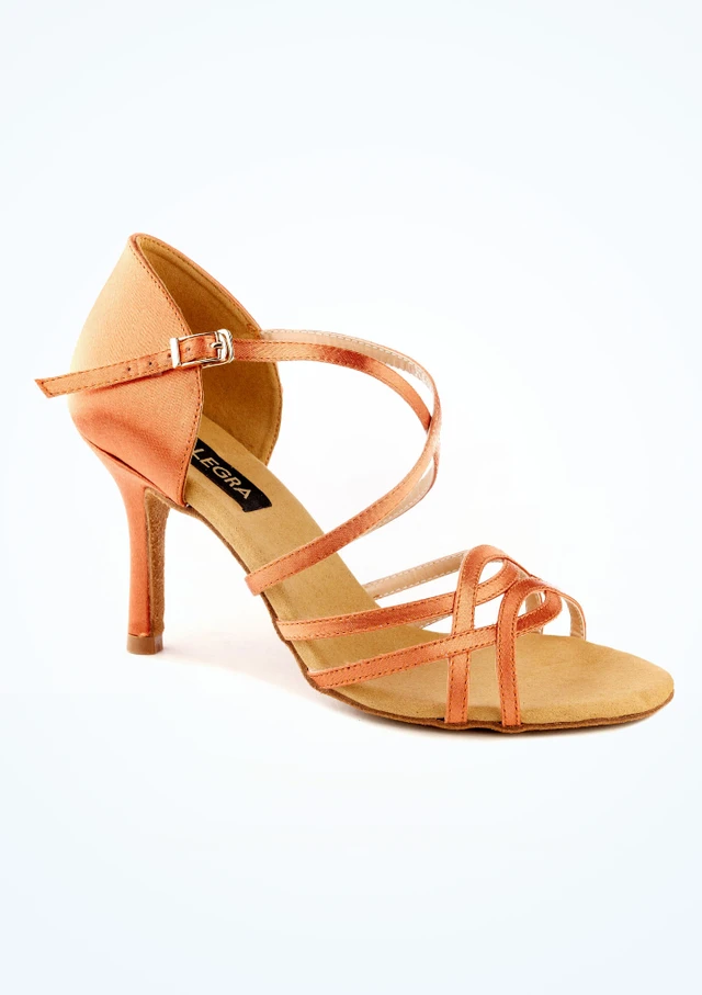 Alegra Tanzschuh Toni - 7,5cm Tan Hauptsächlich [Tan]