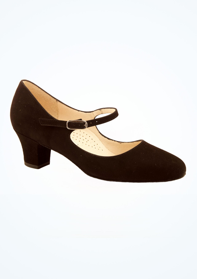 Werner Kern Komfort-Standard-Tanzschuh Ashley - 4,5cm Schwarz Hauptsächlich [Schwarz]