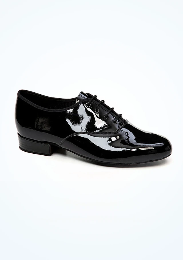 Freed Herren Standard-Tanzschuh aus Lack - 2,5cm Schwarz [Schwarz]