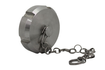 Trynox Sanitary SMS Blind Nut With Chain Trynox Sanitary SMS Blind Nut With Chain