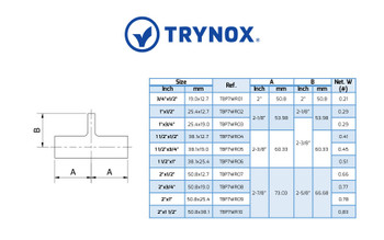 Trynox Sanitary BPE Reducer Tee Trynox Sanitary BPE Reducer Tee