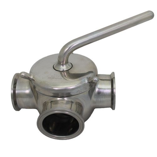 Trynox Sanitary Plug Valve Clamp Ends