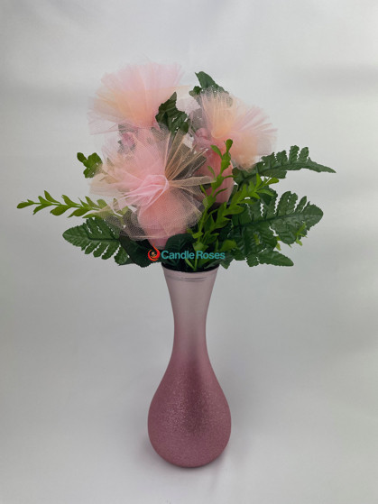 pink sparkle arrangement