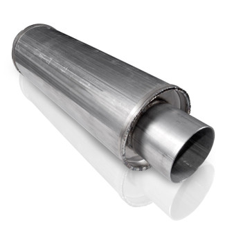 Vintage Round Style Muffler Stainless Steel