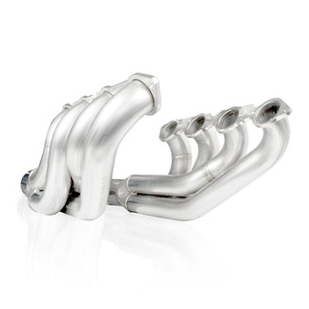 Stainless Works Chevy Big Block Turbo Headers on white background.