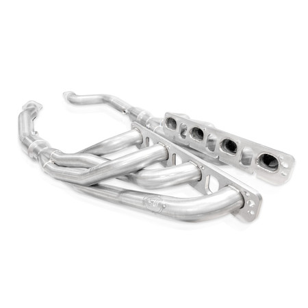 2011+ Jeep Grand Cherokee 5.7L Headers 3/4s view on white background.