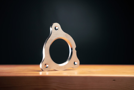 3-Bolt V-Band Clamp Flange, 3.00" ID, 3/8" Thick 304 SS