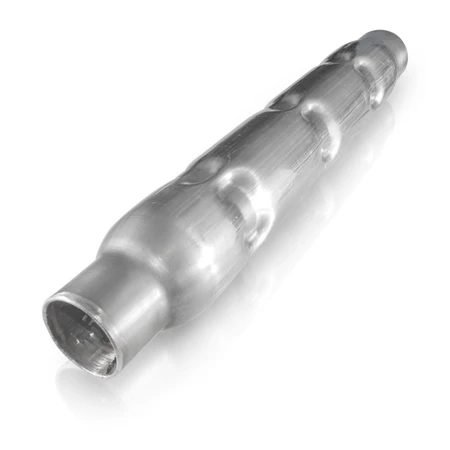 Chambered Round Muffler Stainless Steel 18" Long