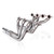 Stainless Works 1967 Camaro  / 67-69 Firebird / 68-72 Nova LS long tube headers on white background.