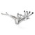 Stainless Works 2001 Corvette long tube header kit on white background. Stainless Works 2001 Corvette long tube header kit on white background.