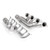 Stainless Works Chevy Big Block Turbo Headers on white background. Stainless Works Chevy Big Block Turbo Headers on white background.