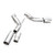 Ford Explorer ST Downpipe system on white background, 3/4s view, showcasing both connection pipes. Ford Explorer ST Downpipe system on white background, 3/4s view, showcasing both connection pipes.