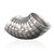 Stainless Steel Pie Cuts welded together into tube.